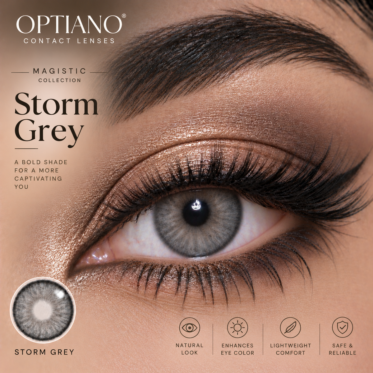 Optiano Storm Gray - Magestic Collection